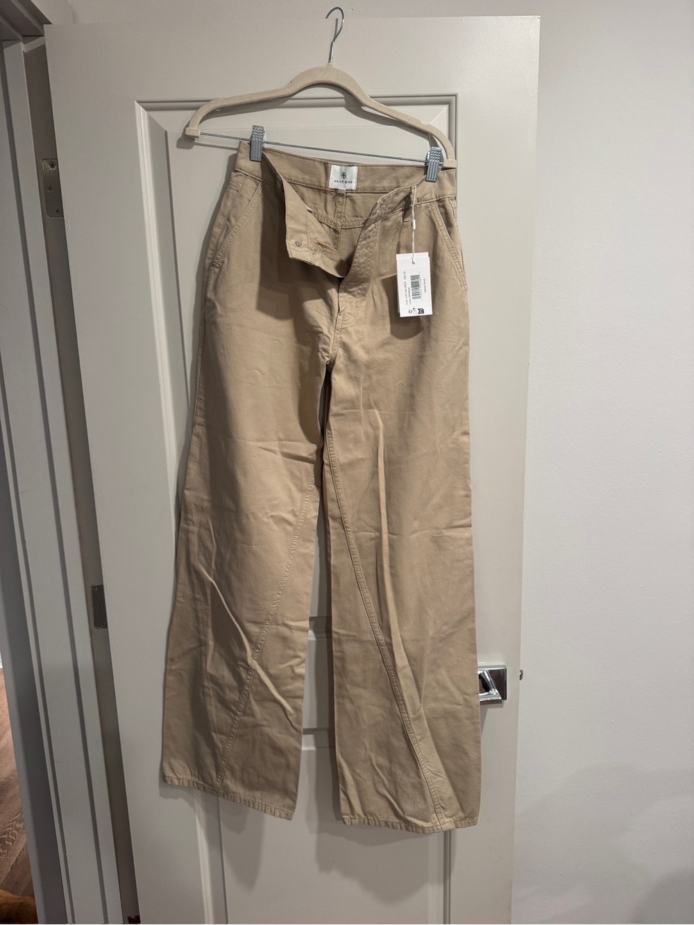 Women’s Wide-Leg Khaki Pants - Classic Casual